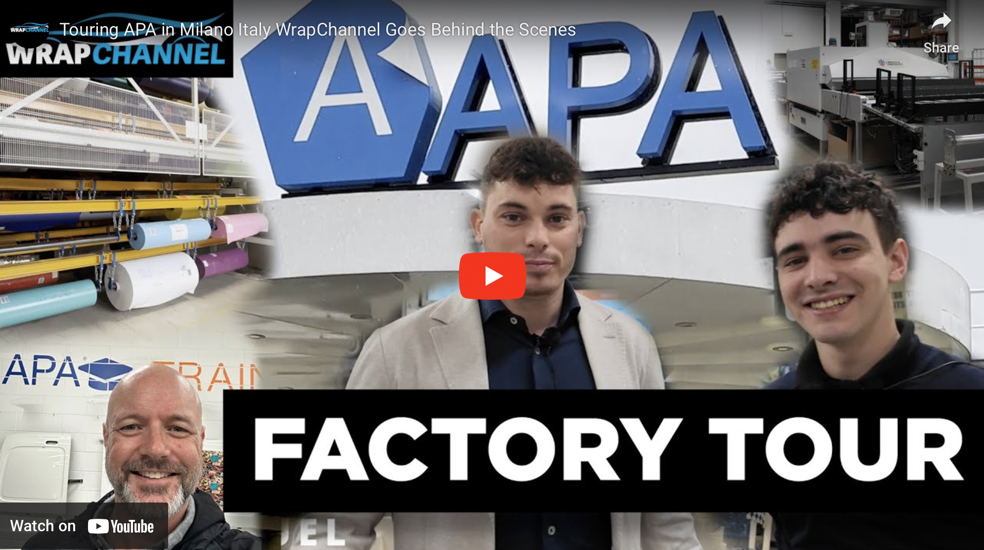 Touring APA in Milano Italy and Going Behind the Scenes